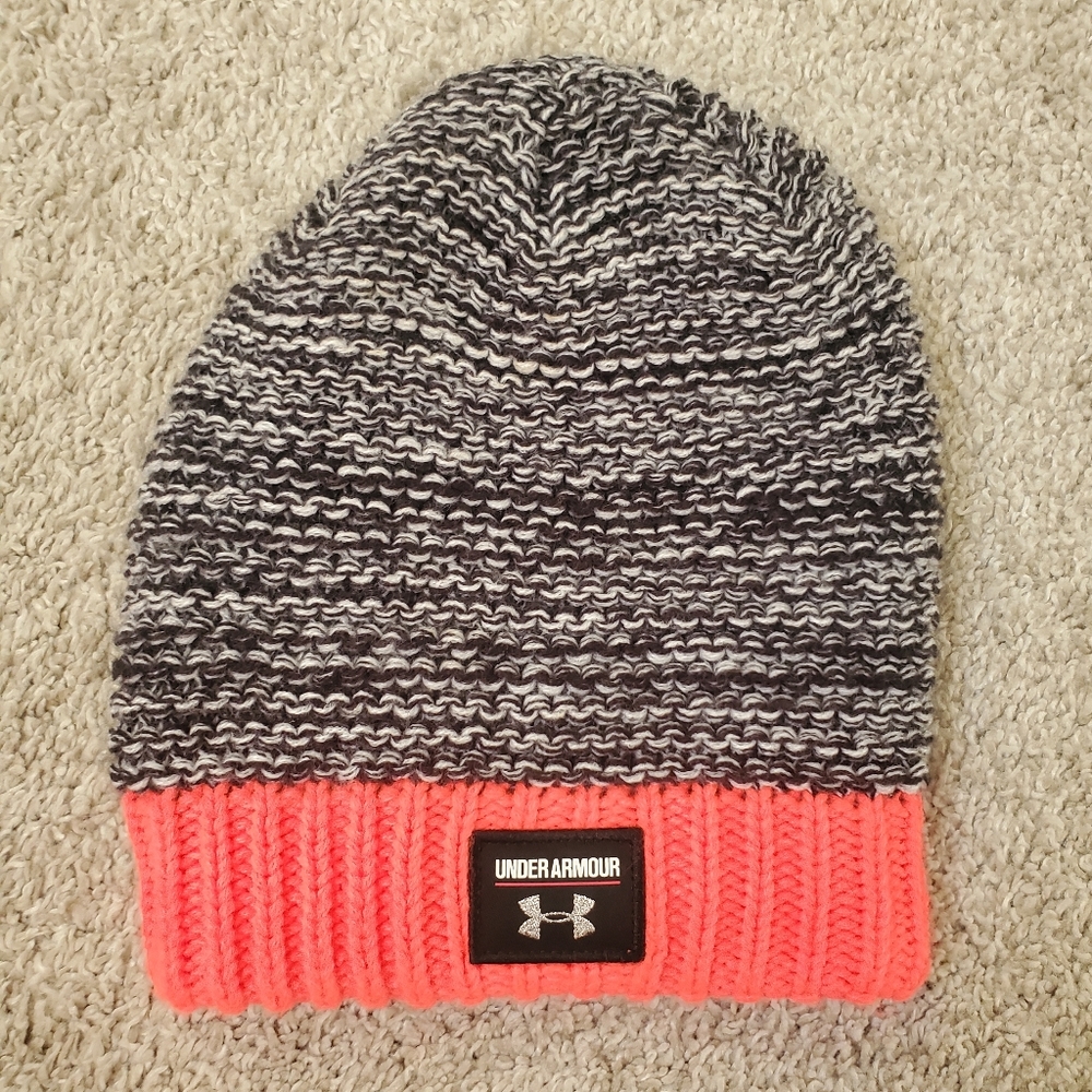 Under Armour Kids' Black, Grey And Salmon Pink | EUC